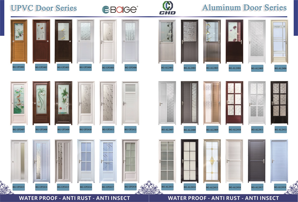 upvc door and aluminum door design