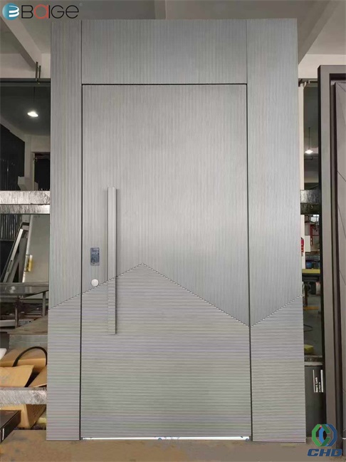 BAIGE double steel exterior doors