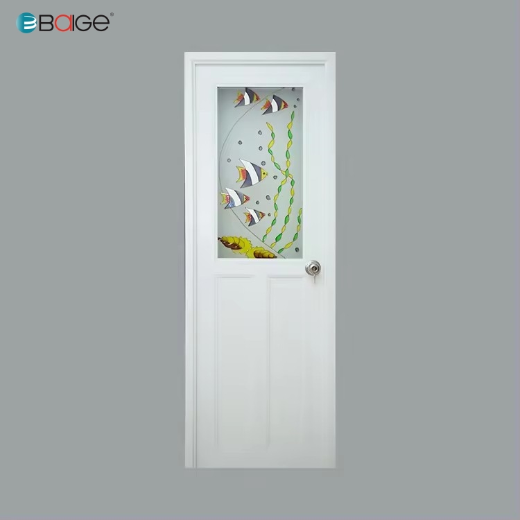 Simple Modern upvc Bathroom Doors Toilet Door for House