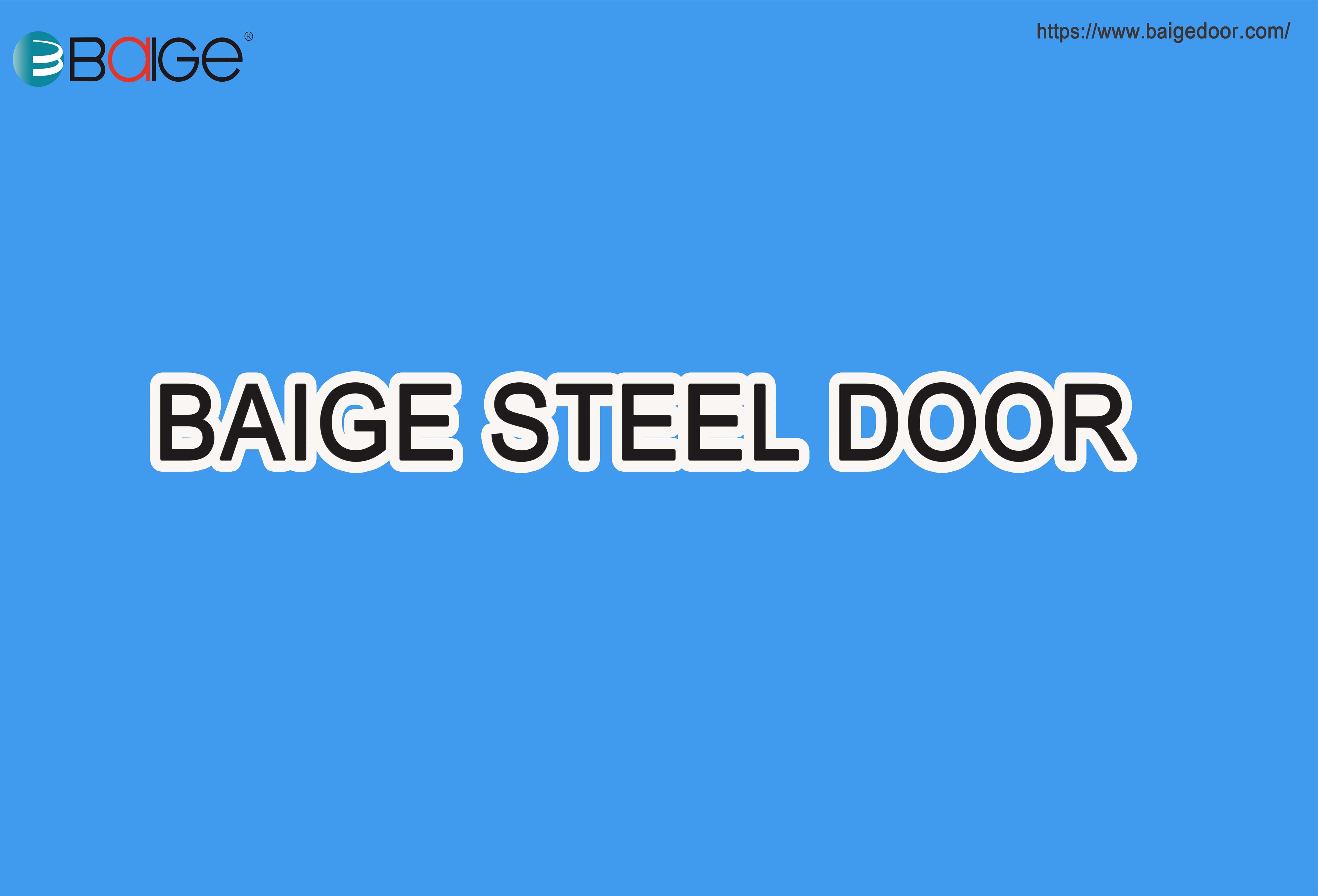 BAIGE New Design Security Steel Doors Catalogue