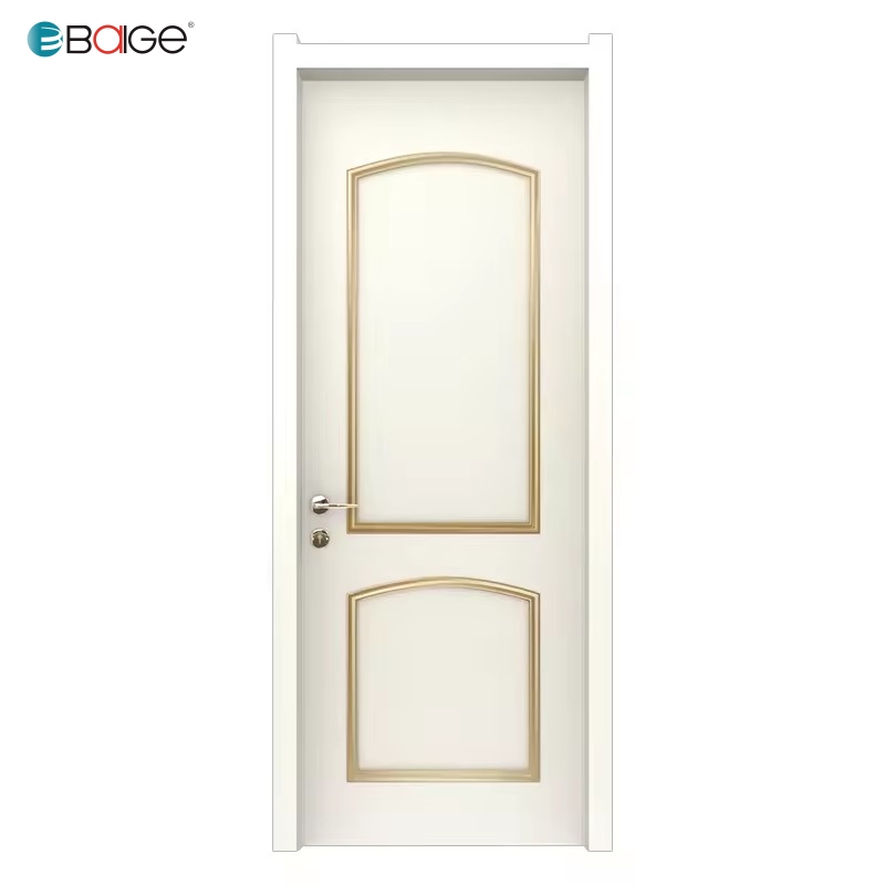 Wholesale Price White Indoor Wooden Doors Bedroom WPC  Doors