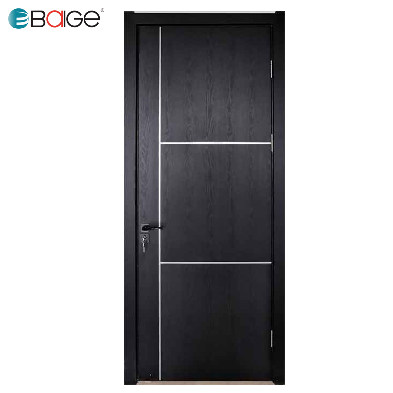 BAIGEDOOR Modern Design Plastic Composite WPC Door Waterproof  WPC Interior Doors  Room